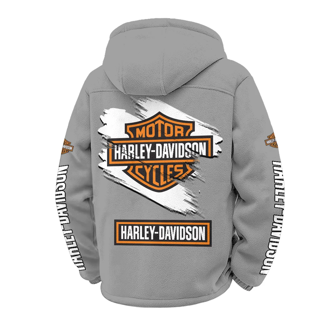 Two-Wheel Freedom Winter Fleece Jacket, Warm Core Loft Fleece HVN1452HD - Grey - Image 3