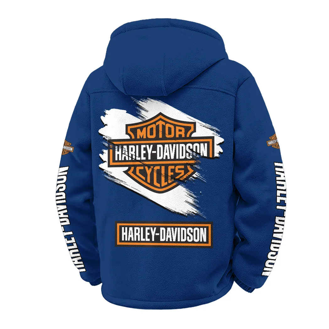 Two-Wheel Freedom Winter Fleece Jacket, Warm Core Loft Fleece HVN1452HD - Navy - Image 3