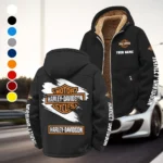 Two-Wheel Freedom Winter Fleece Jacket, Warm Core Loft Fleece HVN1452HD - Black