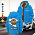 Two-Wheel Freedom Winter Fleece Jacket, Warm Core Loft Fleece HVN1452HD - Cyan