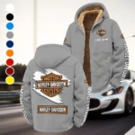 Two-Wheel Freedom Winter Fleece Jacket, Warm Core Loft Fleece HVN1452HD - Grey