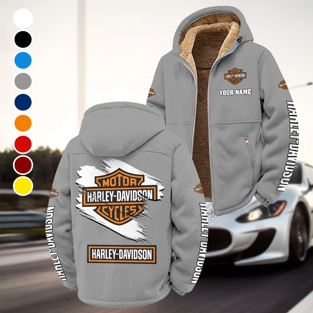 Two-Wheel Freedom Winter Fleece Jacket, Warm Core Loft Fleece HVN1452HD - Grey