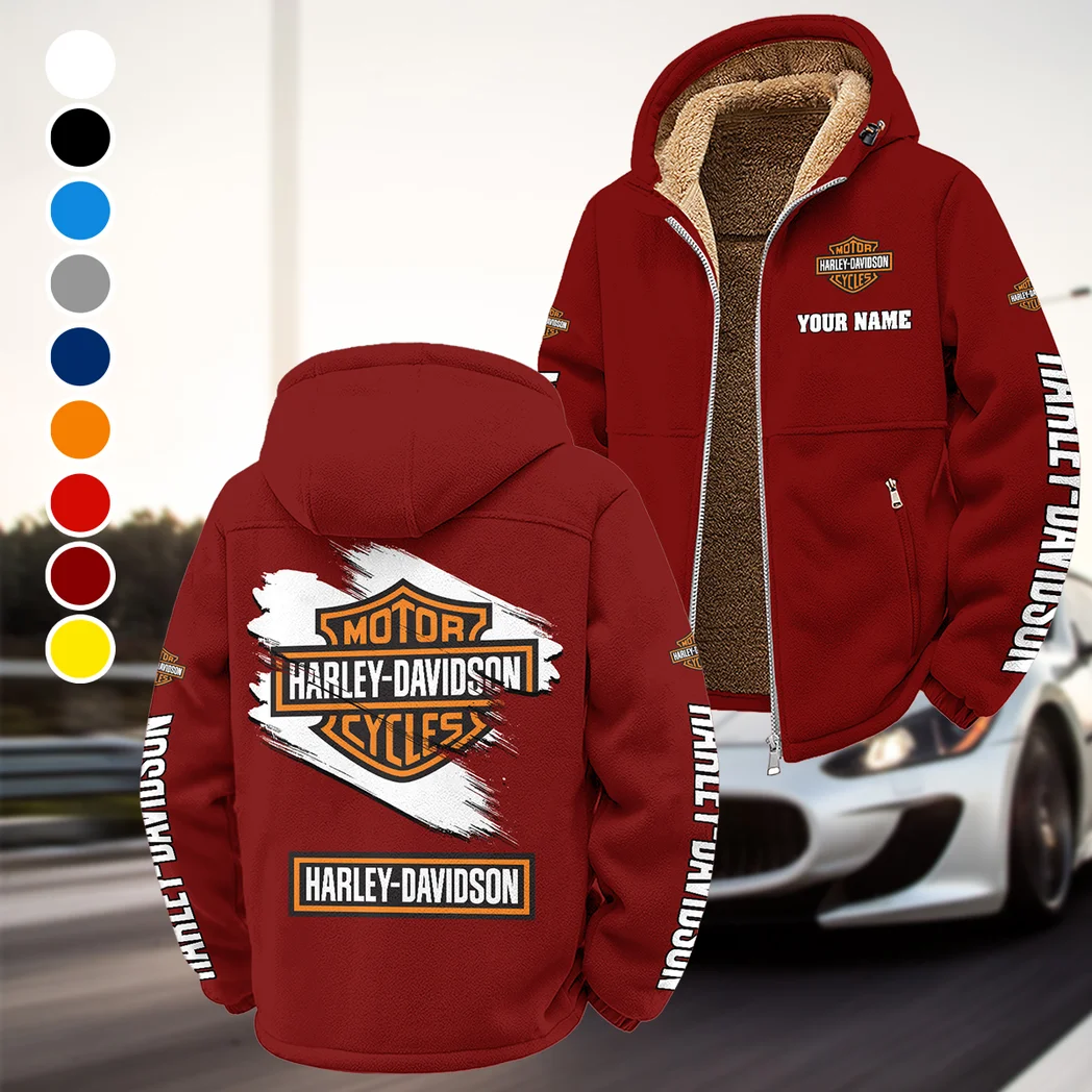 Two-Wheel Freedom Winter Fleece Jacket, Warm Core Loft Fleece HVN1452HD - Wine