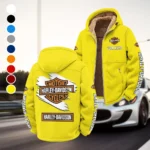 Two-Wheel Freedom Winter Fleece Jacket, Warm Core Loft Fleece HVN1452HD - Yellow