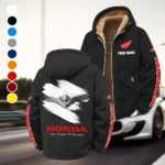 Heavyweight Touring Cruiser Winter Fleece Jacket, Breathable Winter Comfort HVN1452HG - Black