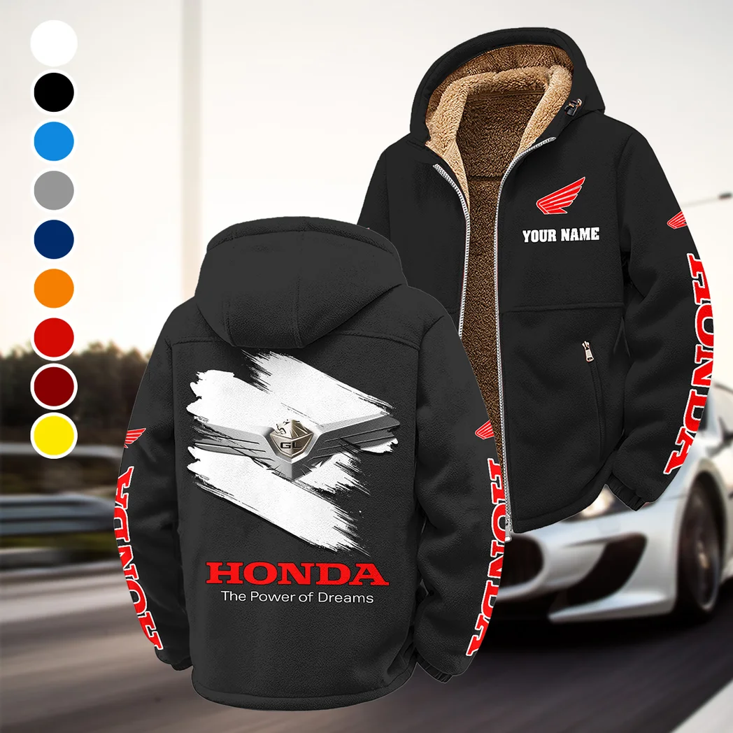 Heavyweight Touring Cruiser Winter Fleece Jacket, Breathable Winter Comfort HVN1452HG - Black