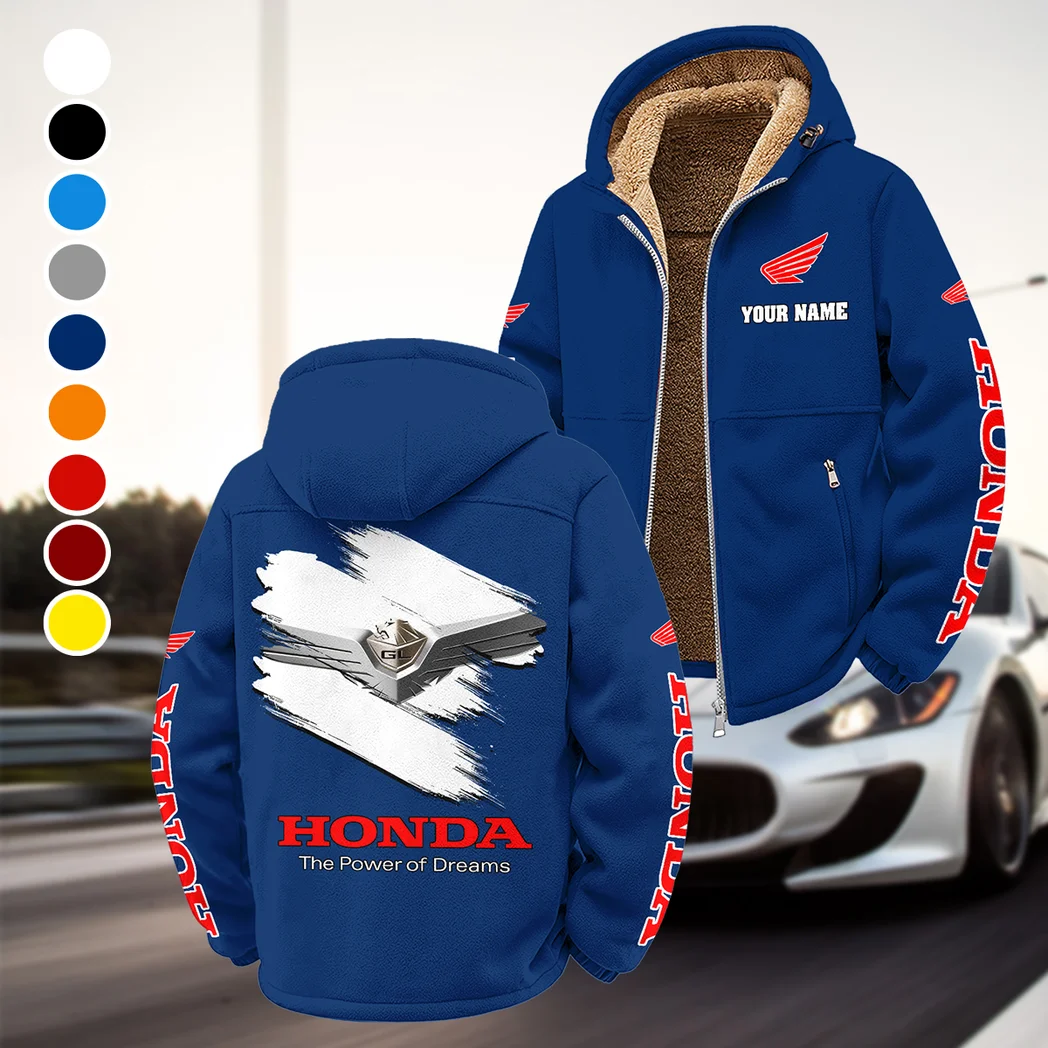 Heavyweight Touring Cruiser Winter Fleece Jacket, Breathable Winter Comfort HVN1452HG - Navy
