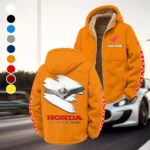 Heavyweight Touring Cruiser Winter Fleece Jacket, Breathable Winter Comfort HVN1452HG - Orange
