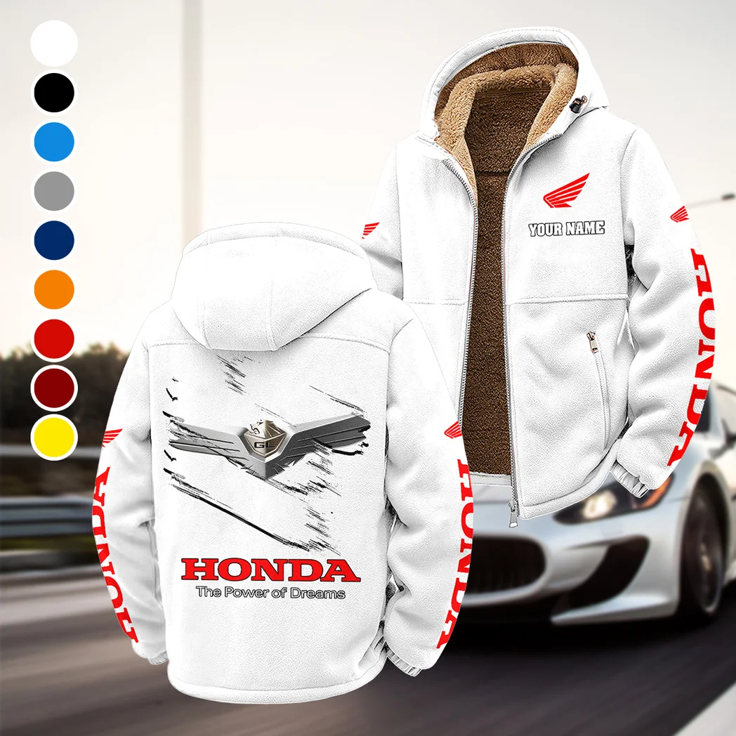 Heavyweight Touring Cruiser Winter Fleece Jacket, Breathable Winter Comfort HVN1452HG - White