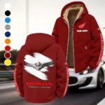 Heavyweight Touring Cruiser Winter Fleece Jacket, Breathable Winter Comfort HVN1452HG - Wine