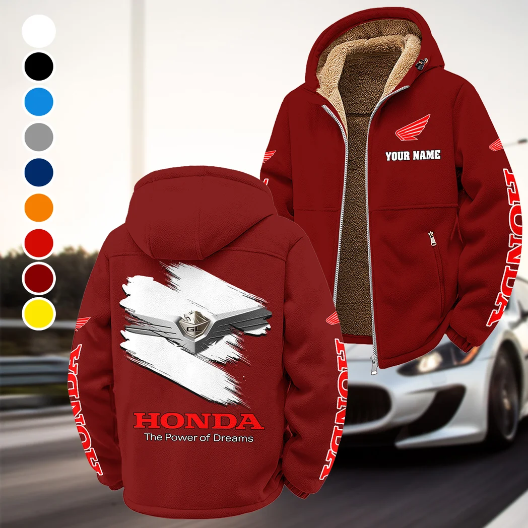 Heavyweight Touring Cruiser Winter Fleece Jacket, Breathable Winter Comfort HVN1452HG - Wine