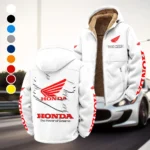 Touring Motorcycle Winter Fleece Jacket, Premium Fleece Barrier HVN1452HM - White