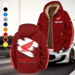 Touring Motorcycle Winter Fleece Jacket, Premium Fleece Barrier HVN1452HM - Wine