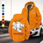 Crossover Winter Fleece Jacket, Thermal Winter Fleece HVN1452HO - Orange