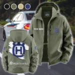 High-Performance Off-Roader Fleece Windbreaker Jacket, Outdoor Activity Defense HVN1452HU - Green