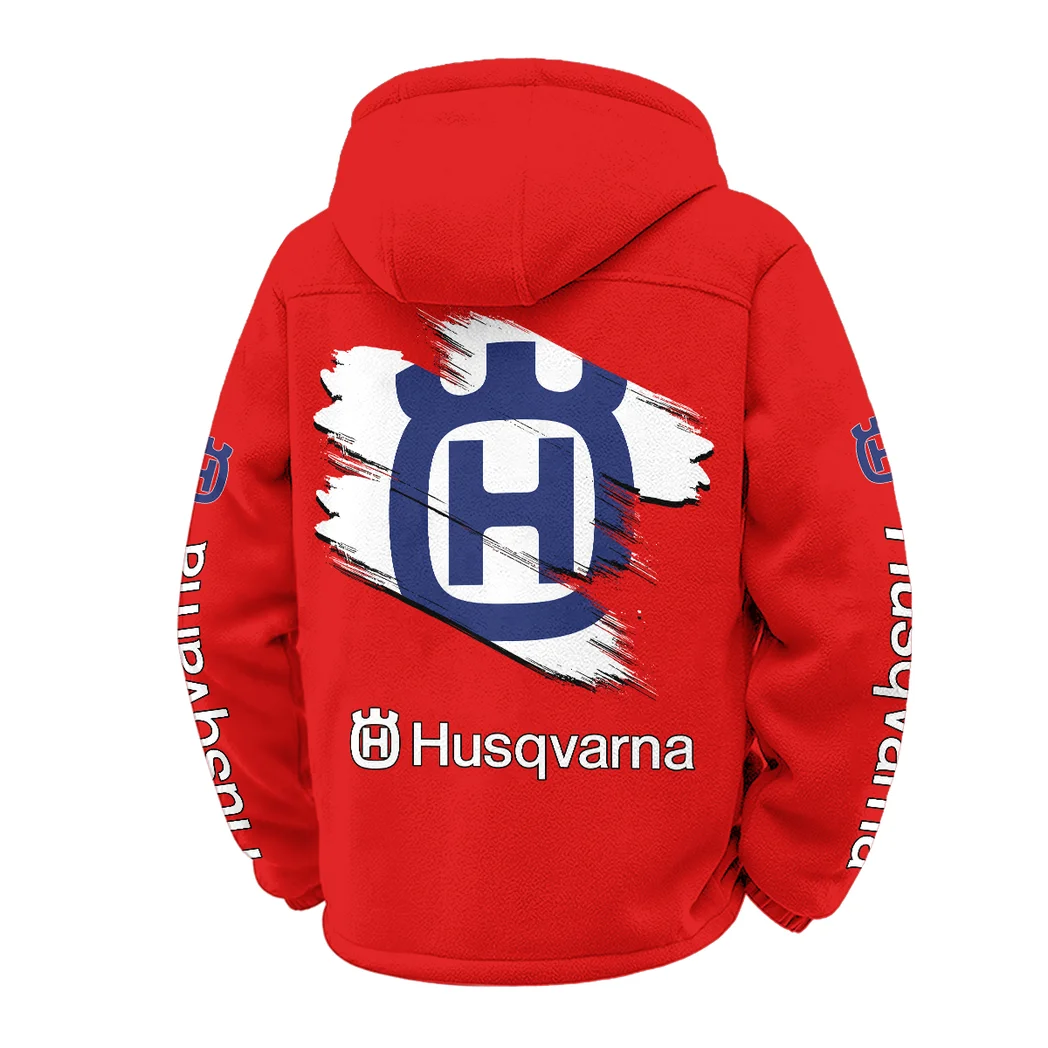 High-Performance Off-Roader Winter Fleece Jacket, Arctic Expedition Fleece HVN1452HU - Red - Image 3
