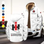 Farm Machine Winter Fleece Jacket, Extreme Cold Fleece Coat HVN1452IH - White