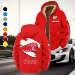 Timeless Road Bike Winter Fleece Jacket, Insulated Sport Hoody HVN1452IM - Red