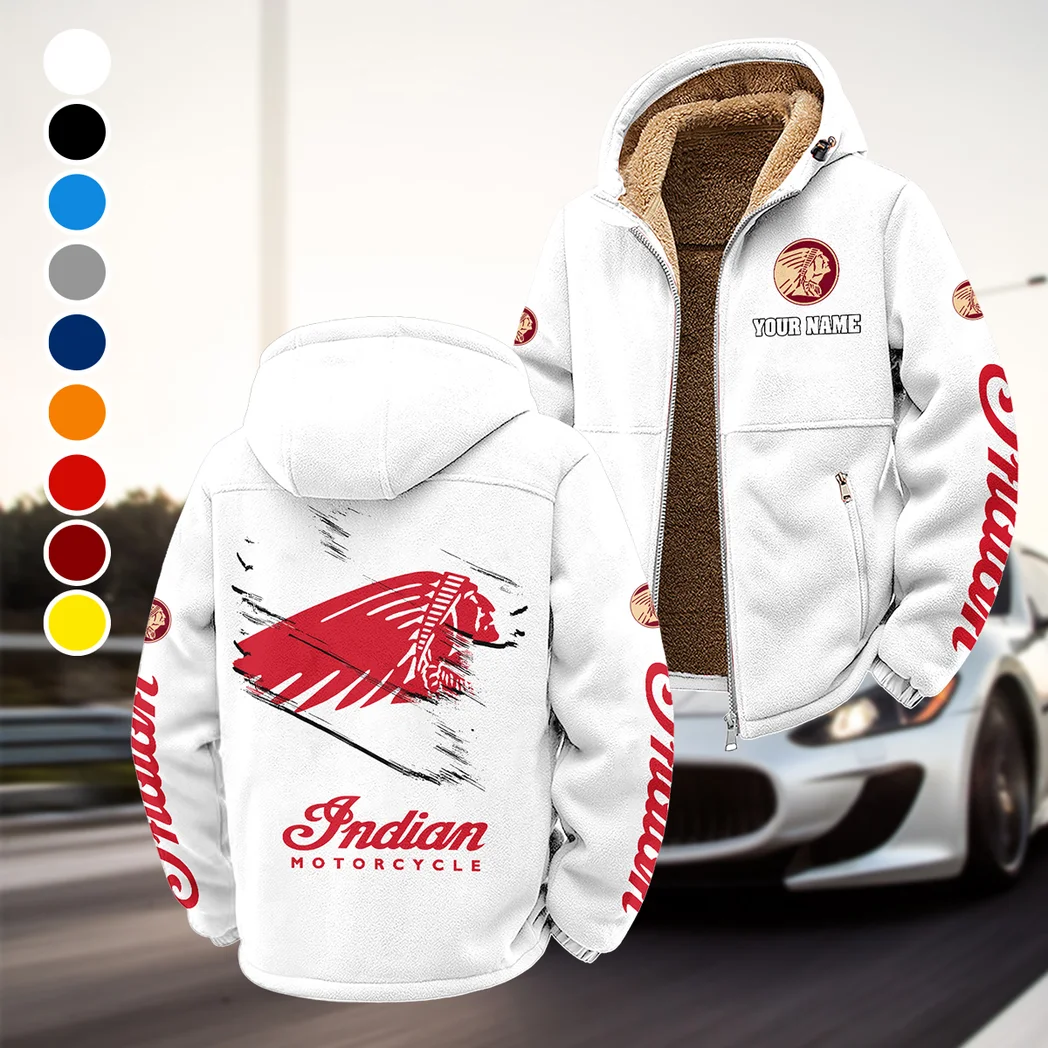 Timeless Road Bike Winter Fleece Jacket, Insulated Sport Hoody HVN1452IM - White