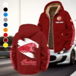 Timeless Road Bike Winter Fleece Jacket, Insulated Sport Hoody HVN1452IM - Wine