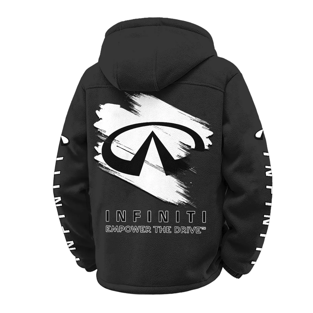 Comfort-Oriented Vehicle Winter Fleece Jacket, Sub-Zero Fleece Jacket HVN1452IN - Black - Image 3