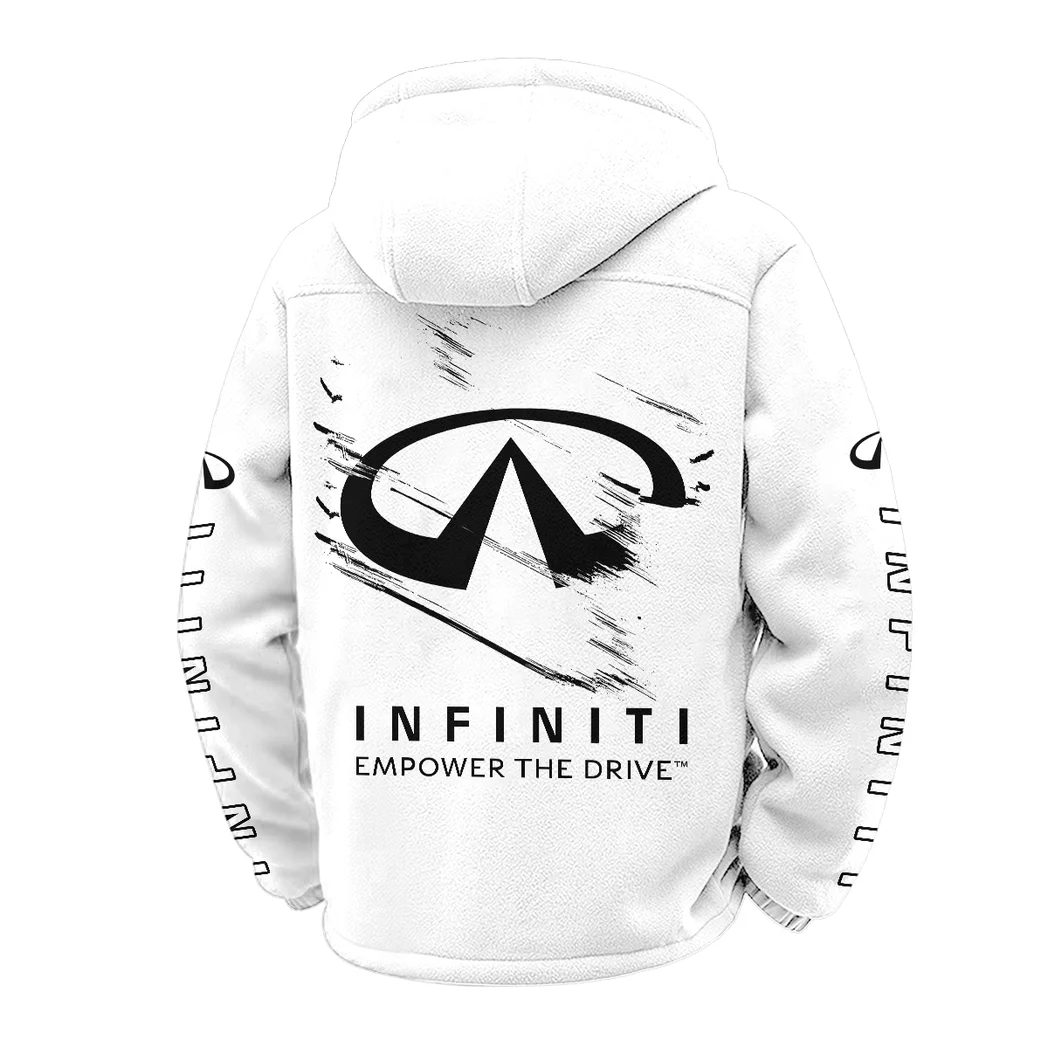 Comfort-Oriented Vehicle Winter Fleece Jacket, Sub-Zero Fleece Jacket HVN1452IN - White - Image 3