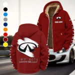 Comfort-Oriented Vehicle Winter Fleece Jacket, Sub-Zero Fleece Jacket HVN1452IN - Wine