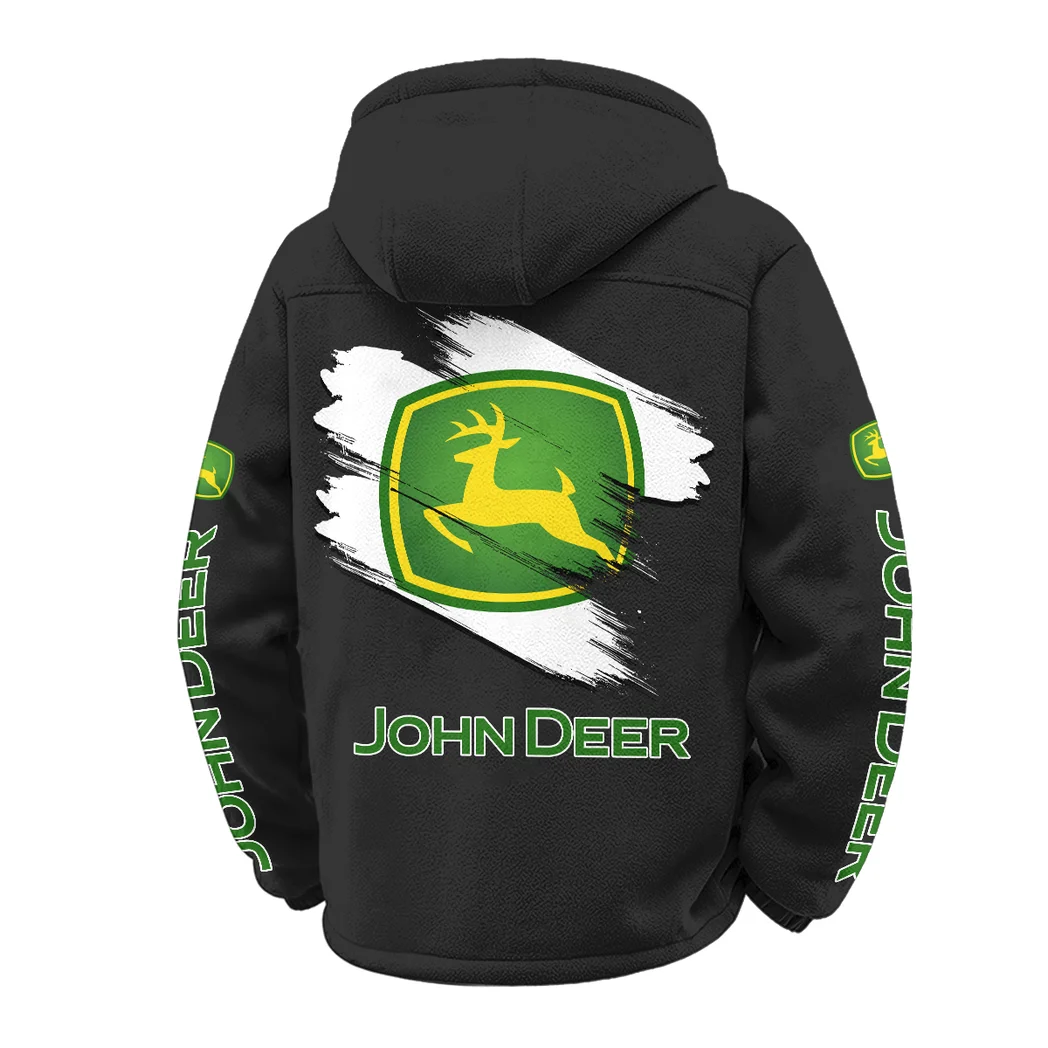 Cultivation Tractor Winter Fleece Jacket, Deep Winter Comfort Fleece HVN1452JD - Black - Image 3