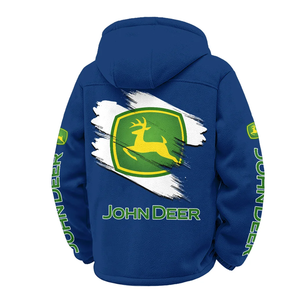 Cultivation Tractor Winter Fleece Jacket, Deep Winter Comfort Fleece HVN1452JD - Navy - Image 3