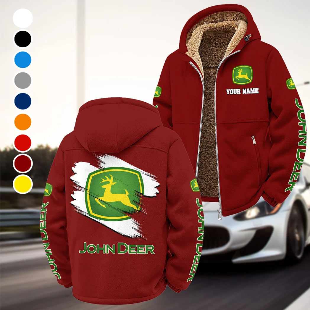 Cultivation Tractor Winter Fleece Jacket, Deep Winter Comfort Fleece HVN1452JD - Wine