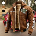 Open-Top SUV Company Fleece-Lined Hooded Jacket, Endurance Sport Thermal Hoody HVN1452JE - brown