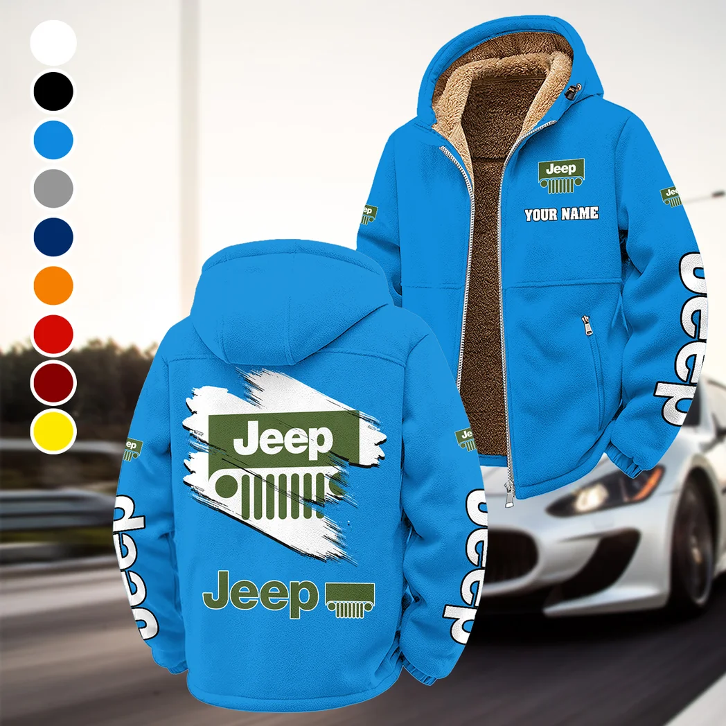 Open-Top SUV Company Winter Fleece Jacket, Polar Climate Fleece HVN1452JE - Cyan