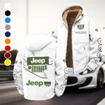 Open-Top SUV Company Winter Fleece Jacket, Polar Climate Fleece HVN1452JE - White