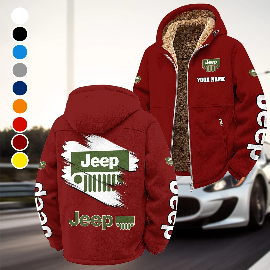 Open-Top SUV Company Winter Fleece Jacket, Polar Climate Fleece HVN1452JE - Wine