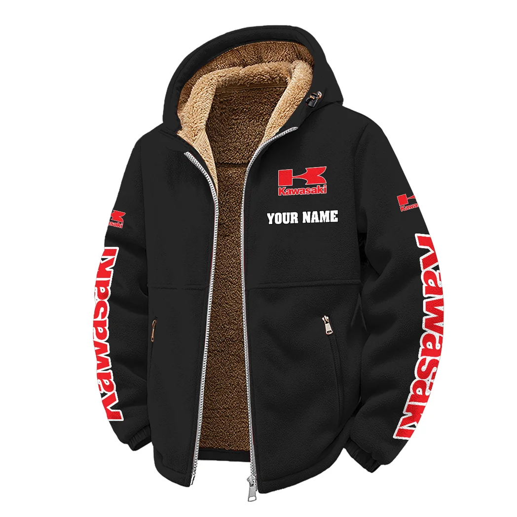 Agile Street Bike Winter Fleece Jacket, Essential Winter Warmth HVN1452KA - Black - Image 2