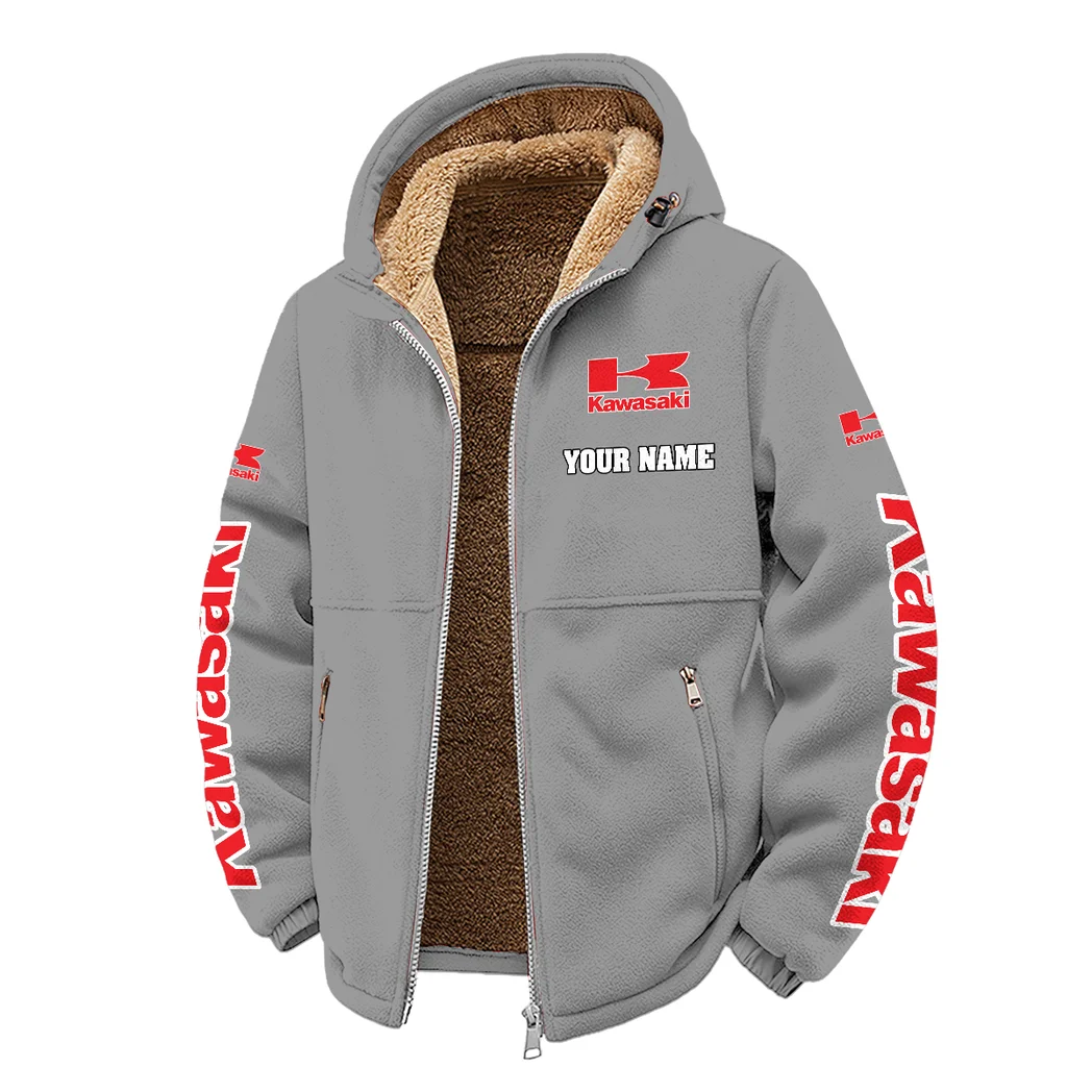 Agile Street Bike Winter Fleece Jacket, Essential Winter Warmth HVN1452KA - Grey - Image 2