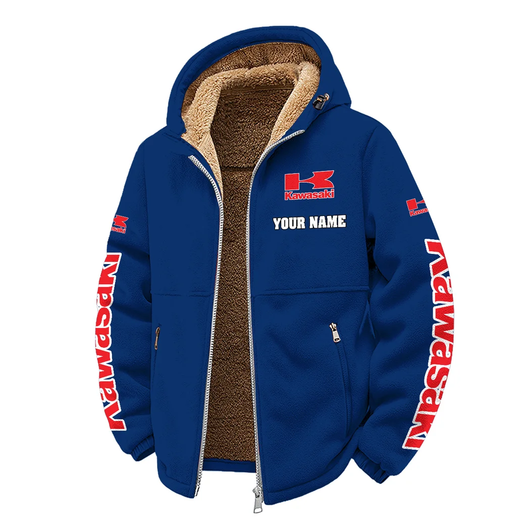 Agile Street Bike Winter Fleece Jacket, Essential Winter Warmth HVN1452KA - Navy - Image 2