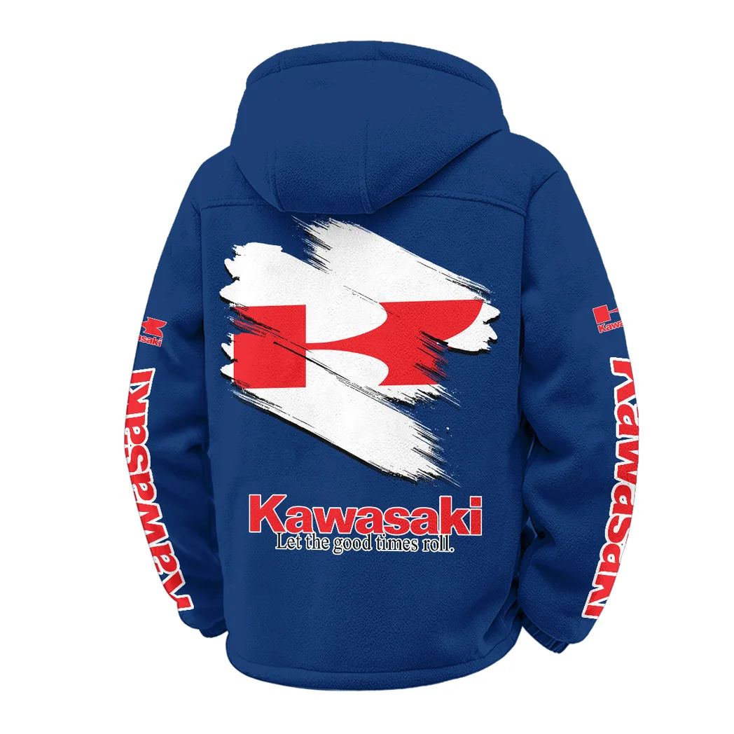 Agile Street Bike Winter Fleece Jacket, Essential Winter Warmth HVN1452KA - Navy - Image 3