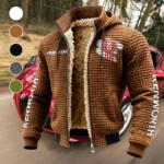 Freight Hauler Fleece-Lined Hooded Jacket, Alpine Ascent Hooded Jacket HVN1452KE - brown