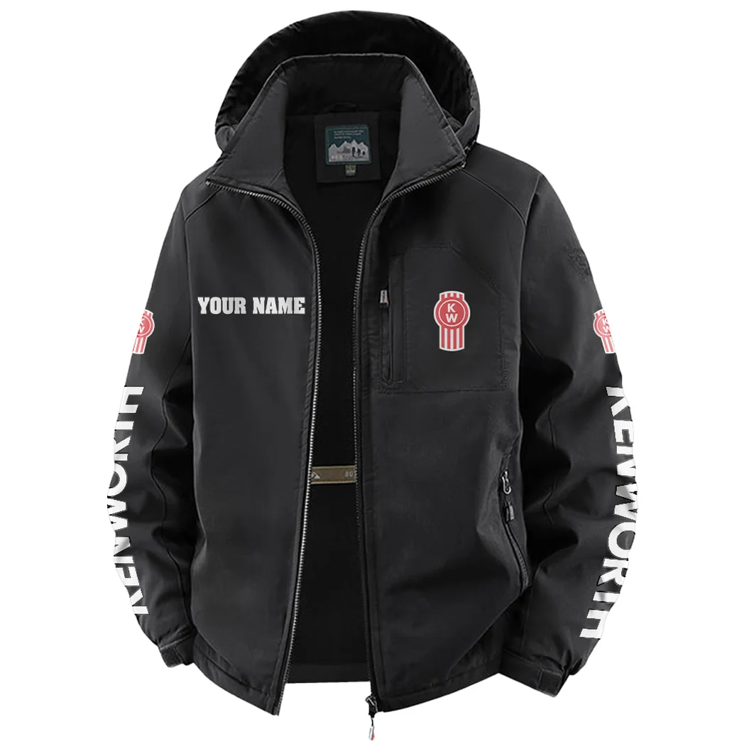 Freight Hauler Fleece Windbreaker Jacket, Essential Cold & Wind Barrier HVN1452KE - Black - Image 2