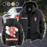 Freight Hauler Fleece Windbreaker Jacket, Essential Cold & Wind Barrier HVN1452KE - Black