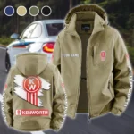 Freight Hauler Fleece Windbreaker Jacket, Essential Cold & Wind Barrier HVN1452KE - Khaki