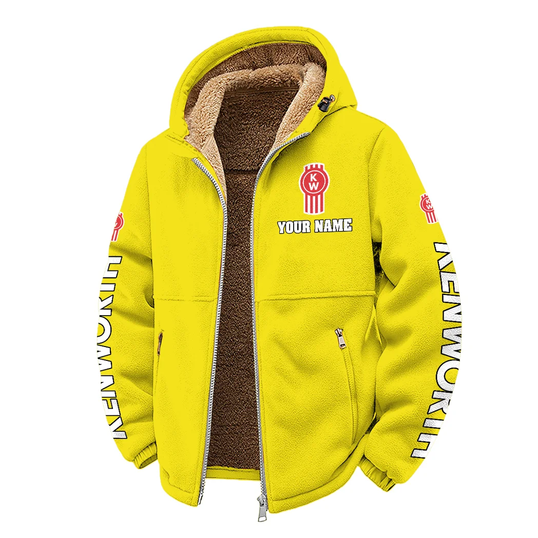 Freight Hauler Winter Fleece Jacket, Superior Thermal Protection HVN1452KE - Yellow - Image 2