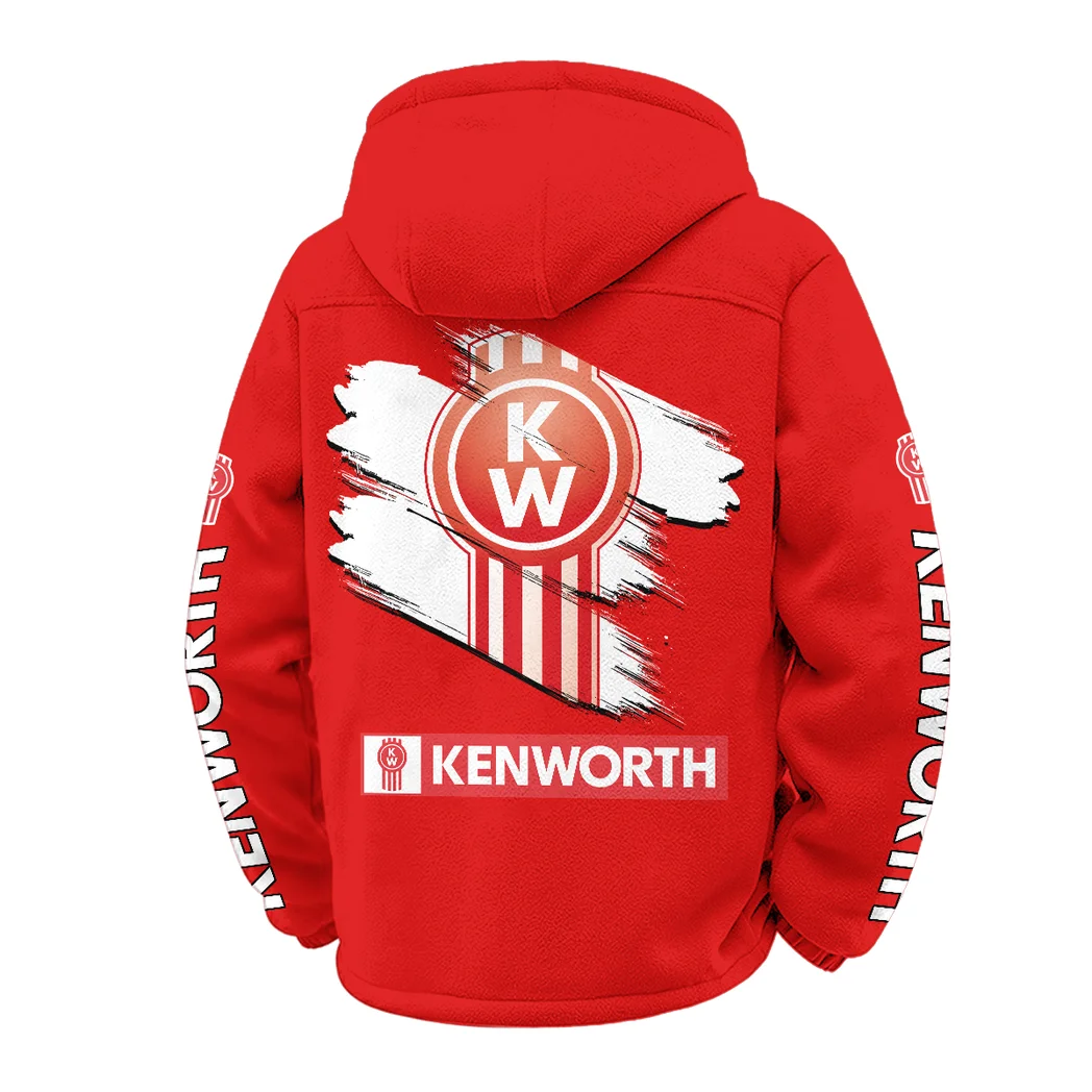 Freight Hauler Winter Fleece Jacket, Superior Thermal Protection HVN1452KE - Red - Image 3