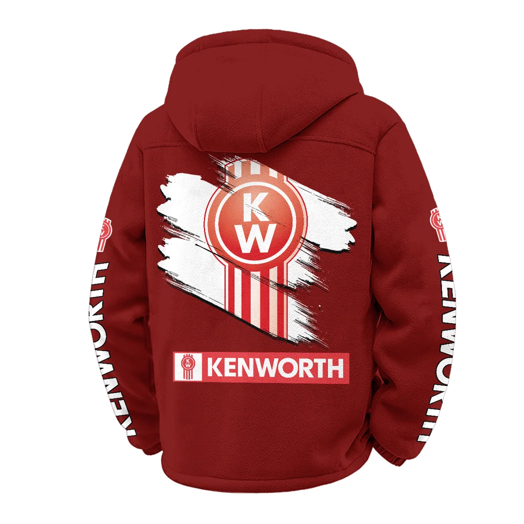Freight Hauler Winter Fleece Jacket, Superior Thermal Protection HVN1452KE - Wine - Image 3