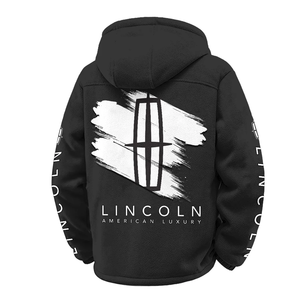 Elegant Auto Winter Fleece Jacket, Heavy-Duty Cold Fleece HVN1452LI - Black - Image 3
