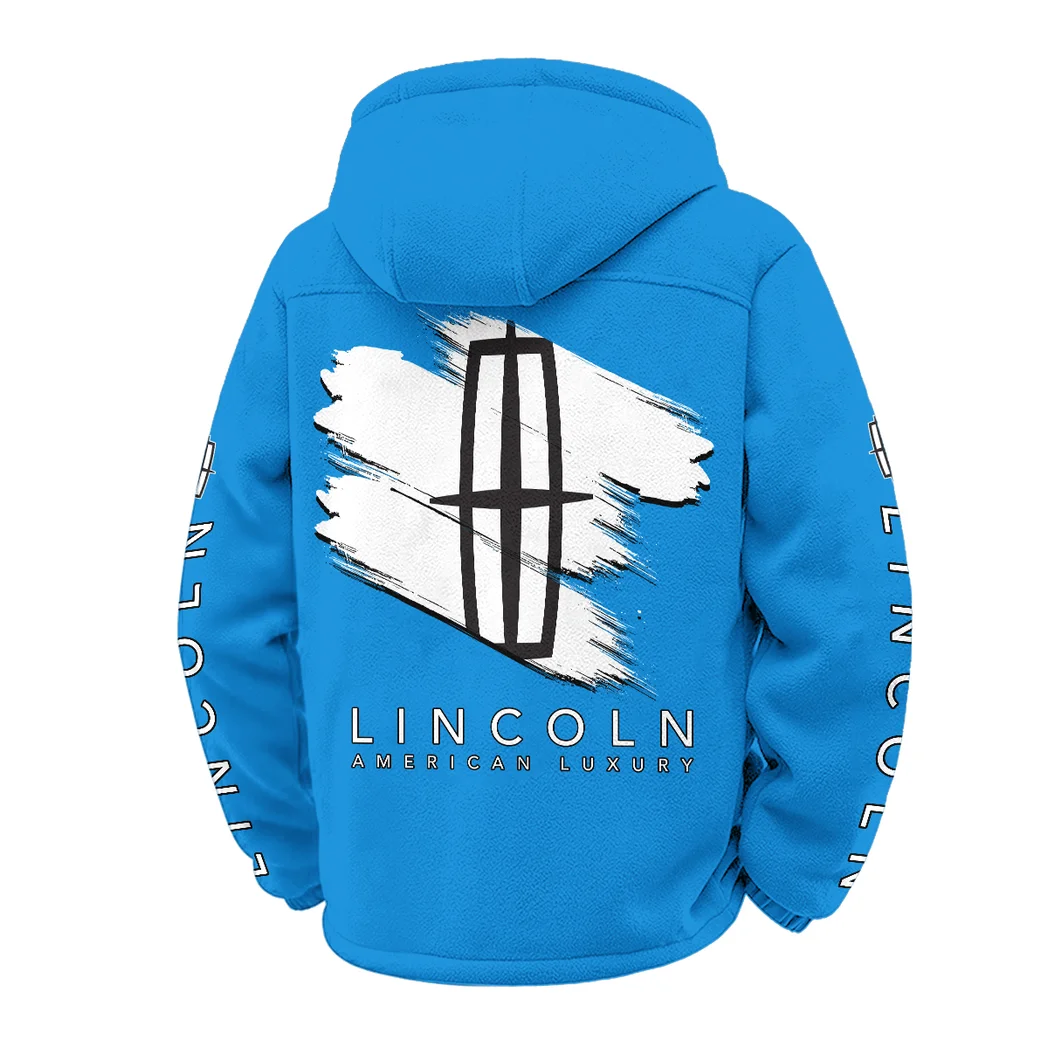 Elegant Auto Winter Fleece Jacket, Heavy-Duty Cold Fleece HVN1452LI - Cyan - Image 3