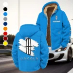 Elegant Auto Winter Fleece Jacket, Heavy-Duty Cold Fleece HVN1452LI - Cyan