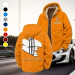 Elegant Auto Winter Fleece Jacket, Heavy-Duty Cold Fleece HVN1452LI - Orange