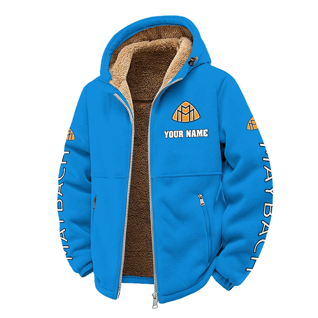 Built Style Winter Fleece Jacket, Dynamic Winter Training Top HVN1452MA - Cyan - Image 2